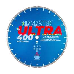 Диск сегментный DIAMASTER Laser ULTRA 400*25,4*28z железобетон